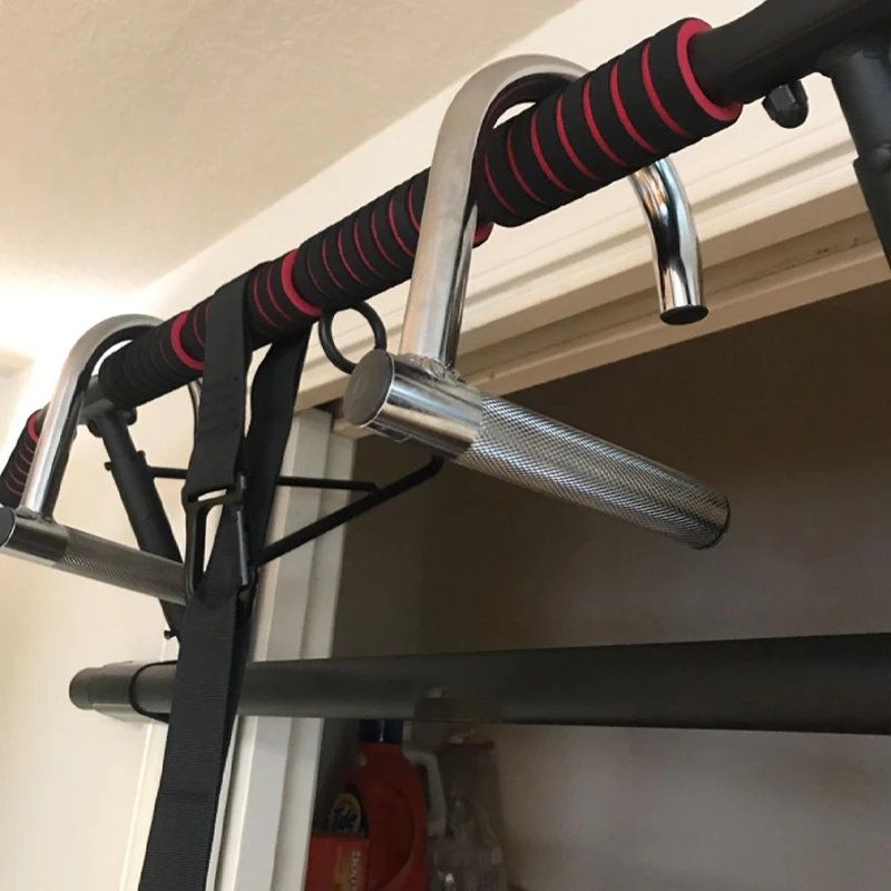 피트니스 저항 밴드 그립 핸들, 금속 풀업 보조 후크 바, 가정 체육관용 탄성 밴드, 역도 운동 장비