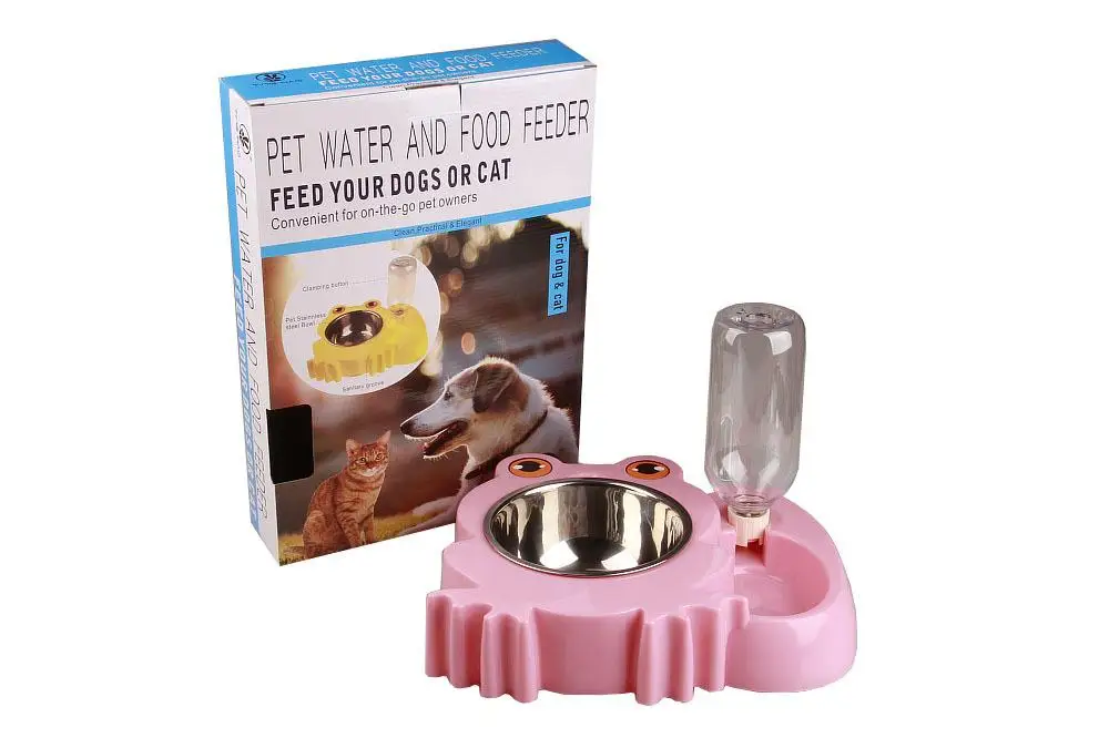 Squirrel frog cartoon dog drinking bowl (18)