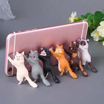 

Universal Cartoon Cat TABLET Phone Sucker Bracket STNADS Simulation Animal Model Phone Bracket Phone Mount Holder For Iphone 8