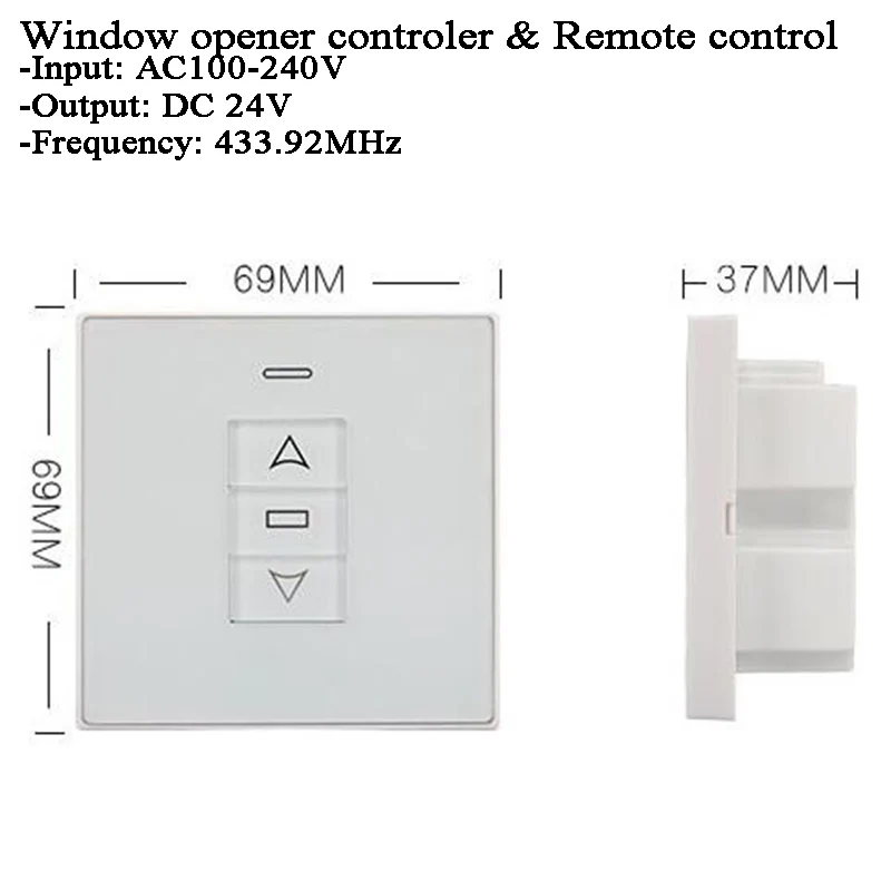 DC24V AC220V Tuya smart Wifi переключатель радиочастотный приемник дистанционное управление 433 МГц для цепи моторизованный двигатель открывания окон автоматический