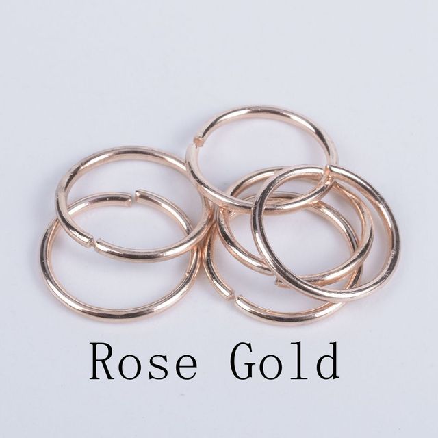 Single Loop Open Jump Rings Diy Handmade Accessories Split Rings Connectors For Jewelry Making Supplies