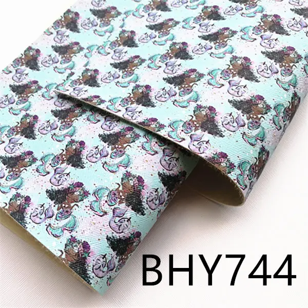 BHY744 A4 20*33 см 10 листов детская одежда с мультяшными узорами искусственная кожа винил BHY818 - Цвет: BHY744