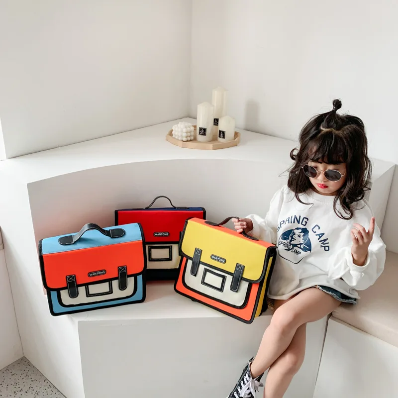 

2020 New Style Korean-style Children Fashion Backpack Baby Nursery Small Bookbag Men And Women Young STUDENT'S Burden Relieving