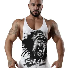 Muscle Dr. Brother стиль Фитнес Спортивный Повседневный открытый хлопок Лето Бег тренировочный жилет без рукавов