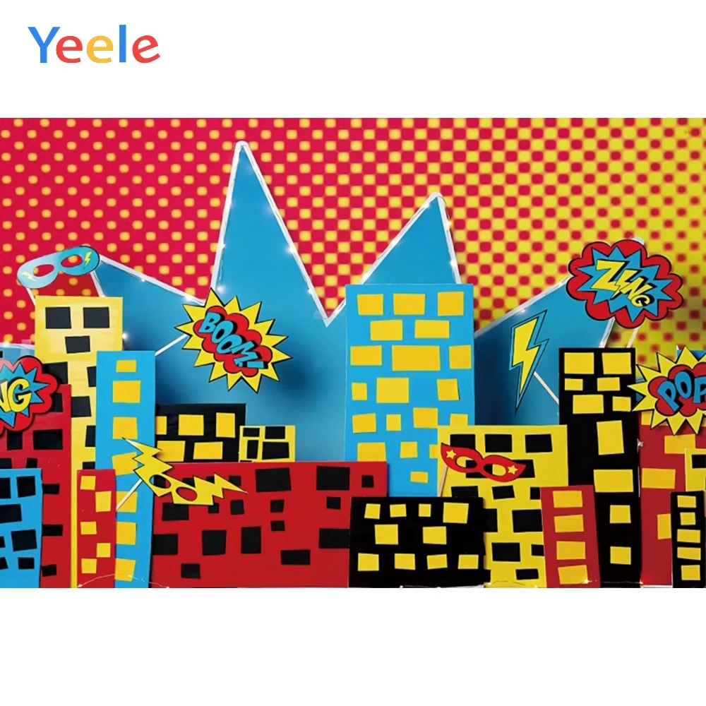 Виниловые фоны для фотосъемки новорожденных Yeele с мультяшной тематикой |