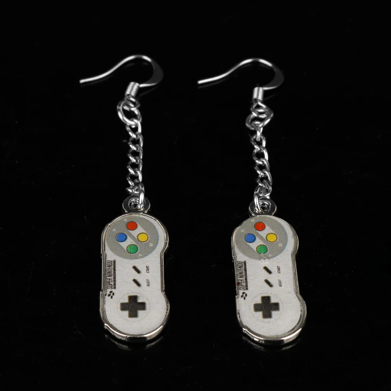Unique Creative Game Controller Drop Earrings Game Machine Handle Gamepad Dangle Earring Joystick Machine Earring For Women Girl