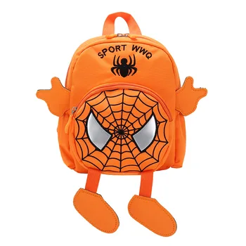 

Cute spider backpack boy schoolbag zipper anti-lost schoolbag schoolbag children rucksack schoolbag girl mochila