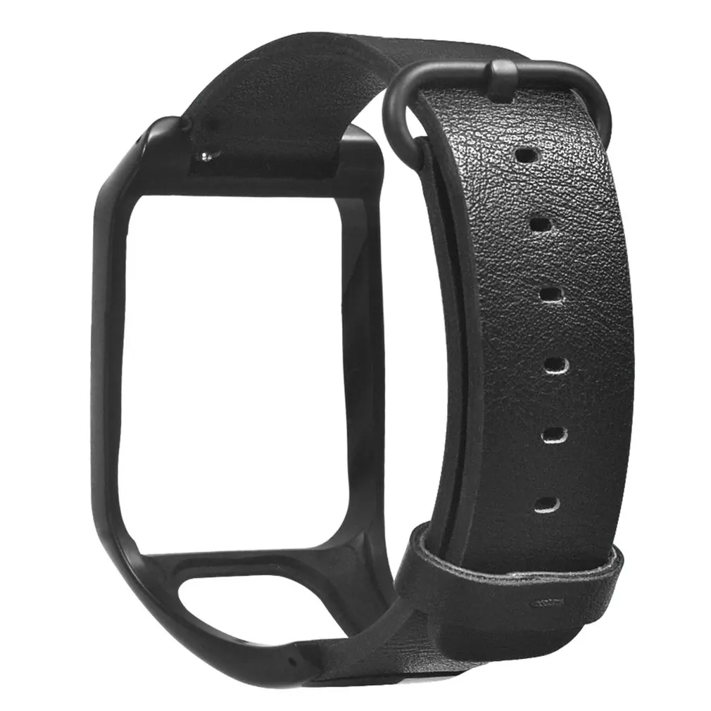 

For Tomtom Runner3 For Tomtom Adventurer Double-Sided Color Leather Strap Professional Fashion Simple Design