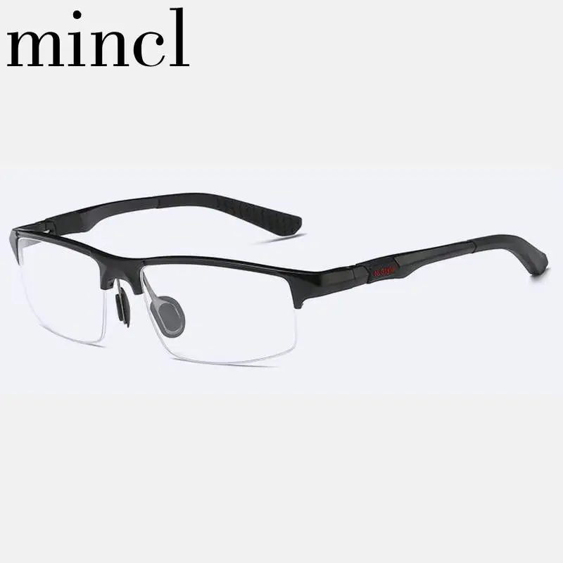 Sun Photochromic Aluminum Magnesium Progressive Reading Glasses Glasses Brand Designer Men Multi-focus Reading FML - Цвет оправы: black