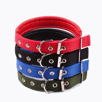 

Cheap Basic Small Dog Collar With Free Ship Pitbull Adjustable Puppy Collar Beagle Pet Accessories Cats Products For Pets S-XXL