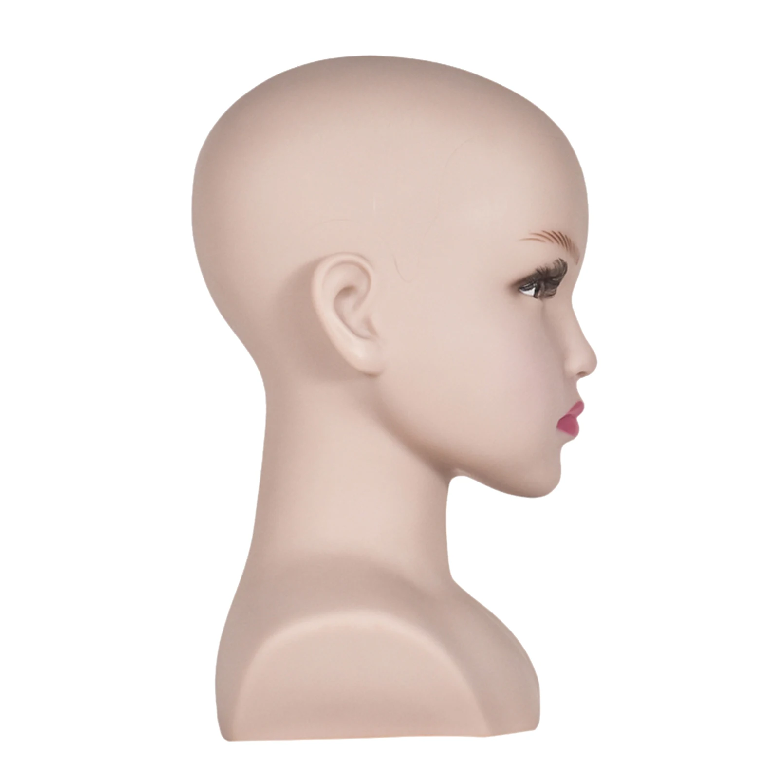 Children Mannequin Head Shop Window Model Head Cap Hat Glasses Scarf Display Stand
