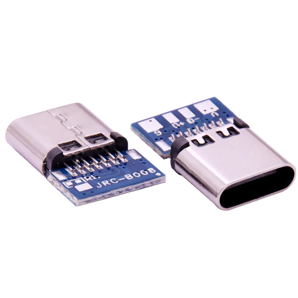 10 шт. разъем USB 3 1 типа C 14 контактов гнездовой сквозные отверстия печатная плата 180