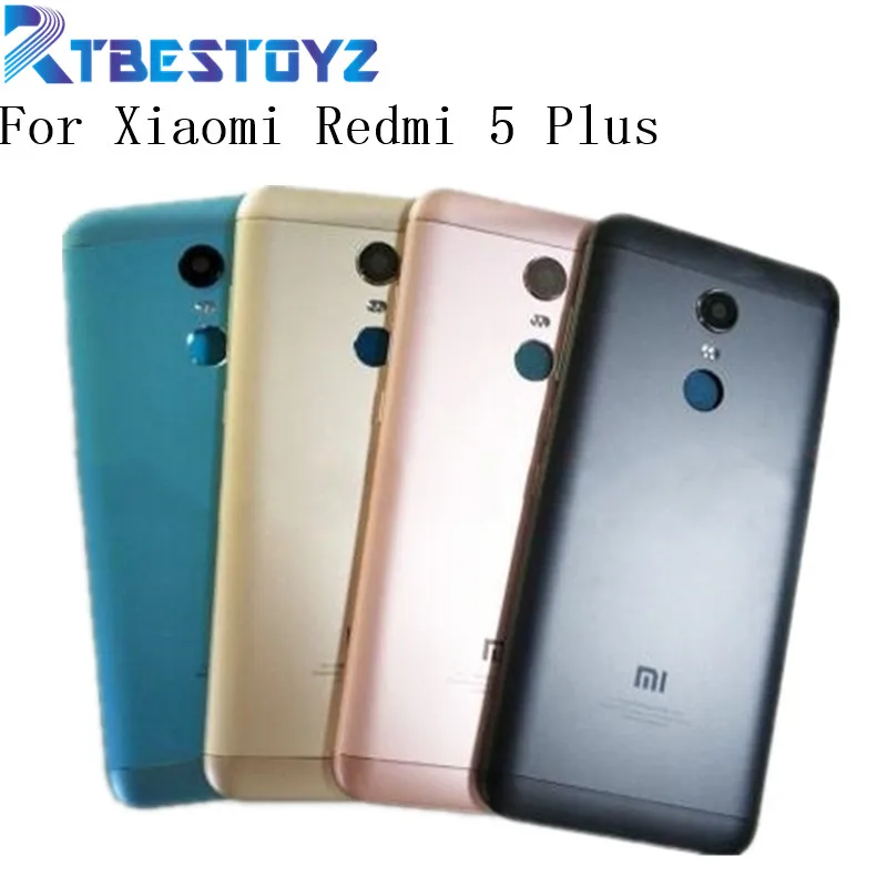 

Original Battery Back Cover For Xiaomi Redmi 5 Plus Housing Case With Power Volume Buttons+SIM Card Tray