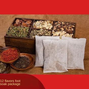 

30g Moxa Leaves Ginger Saffron Foot Bath Powder Foot Medicine Bag