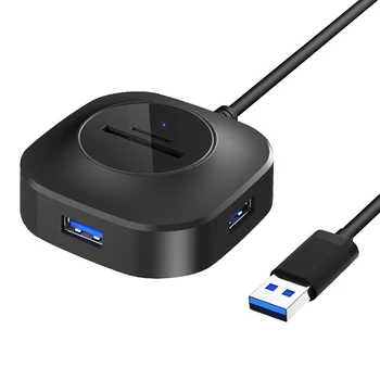 

USB 3.0 HUB HUB, USB 3.0 Memory Card SD / TF Card Reader Splitter Readable U Disk