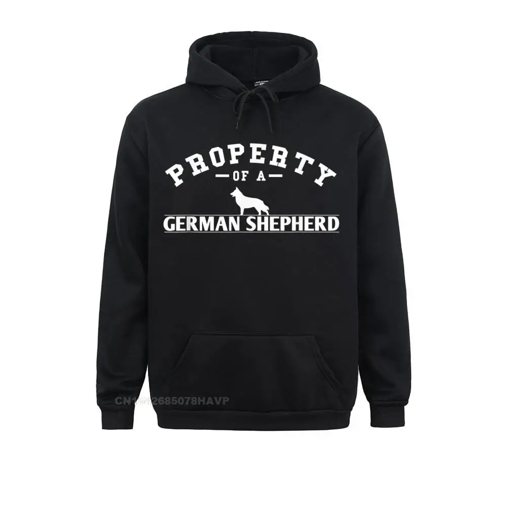Funny German Shepherd T Shirt Property of A German Shepher__124 Long Sleeve Hoodies Autumn  Men Sweatshirts Fitness Tight Sportswears Discount Funny German Shepherd T Shirt Property of A German Shepher__124black