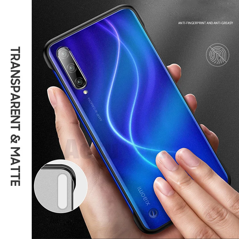 Capa for Xiaomi Mi A3 case mi lite miA3 CC9 CC9e 9 8 SE 9T clear matte frameless back For Redmi K20 Note 7 7A |