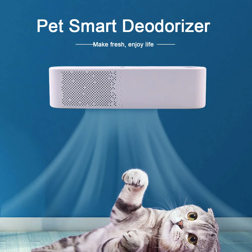 

Pet Air Purifier Cat Litter Basin Hook Loop Deodorizer Non-toxic Plant Aroma Infrared Thermal Anion Eliminator For Closed Toilet