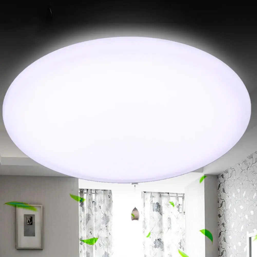 

48W Smart LED Ceiling Light Memory Function WiFi Remote Voice Control Surface Mount Bedroom Aluminum Dimming Ceiling Lamp