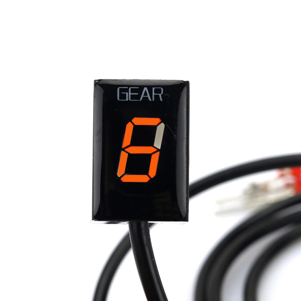 Indicateur De Vitesse Numérique Pour Moto Kawasaki – Affichage LED 1-6, étanche, Plug & Play (vert)