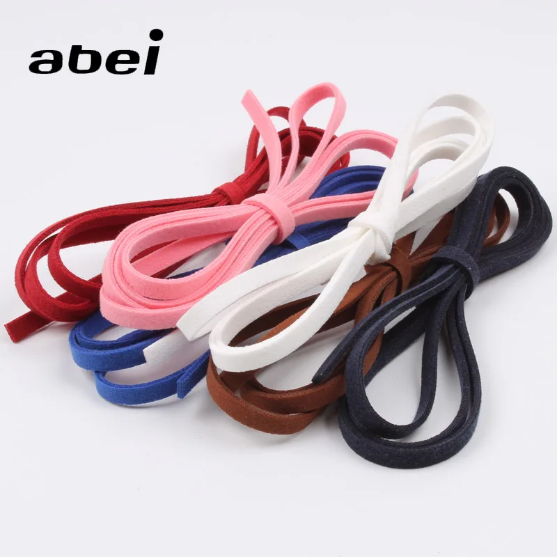 

5mm 6Meter (1meter/color) DIY Chocker Barcelet Velvet Ribbon Handmade Braid Leather Cord Crafts Wedding Gift Box Lace Decoration