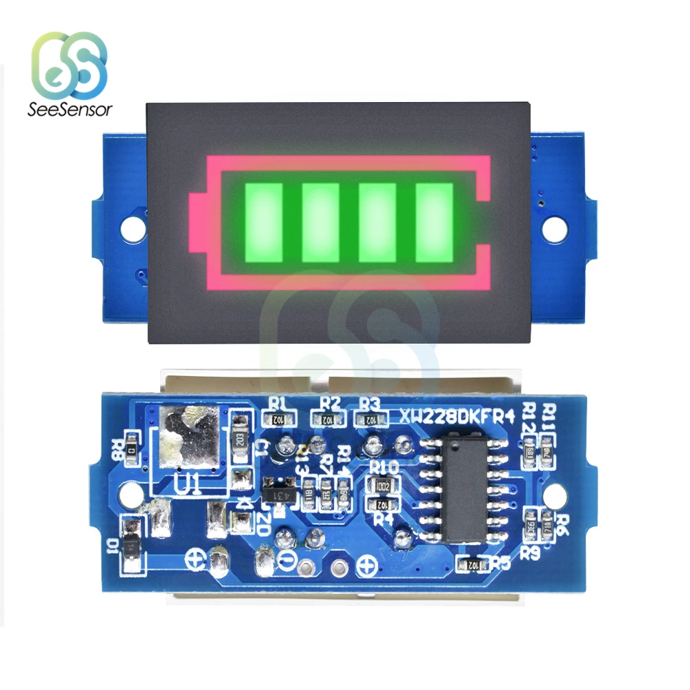 1S 2S 3S Lipo Battery Voltage Status LED Indicator Gauge Module 1S 2S 3S Lipo Battery Voltage Status LED Indicator Gauge Module