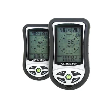 

8 In 1 Handheld Electronic Navigation Gps Compass Altitude Gauge Thermometer Outdoor Fishing Barometer