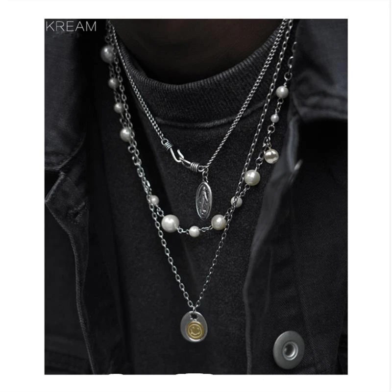 Asap Rocky Pearl Necklace Freshwater Pearls 9mm / 45cm