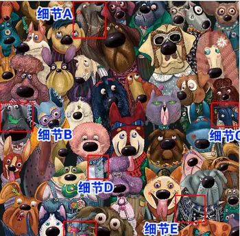 

Wooden Jigsaw Puzzle 500 1000 1500 2000 Pieces Dog's Group Photo Cartoon Animals Kid Educational Toy Painting Decor