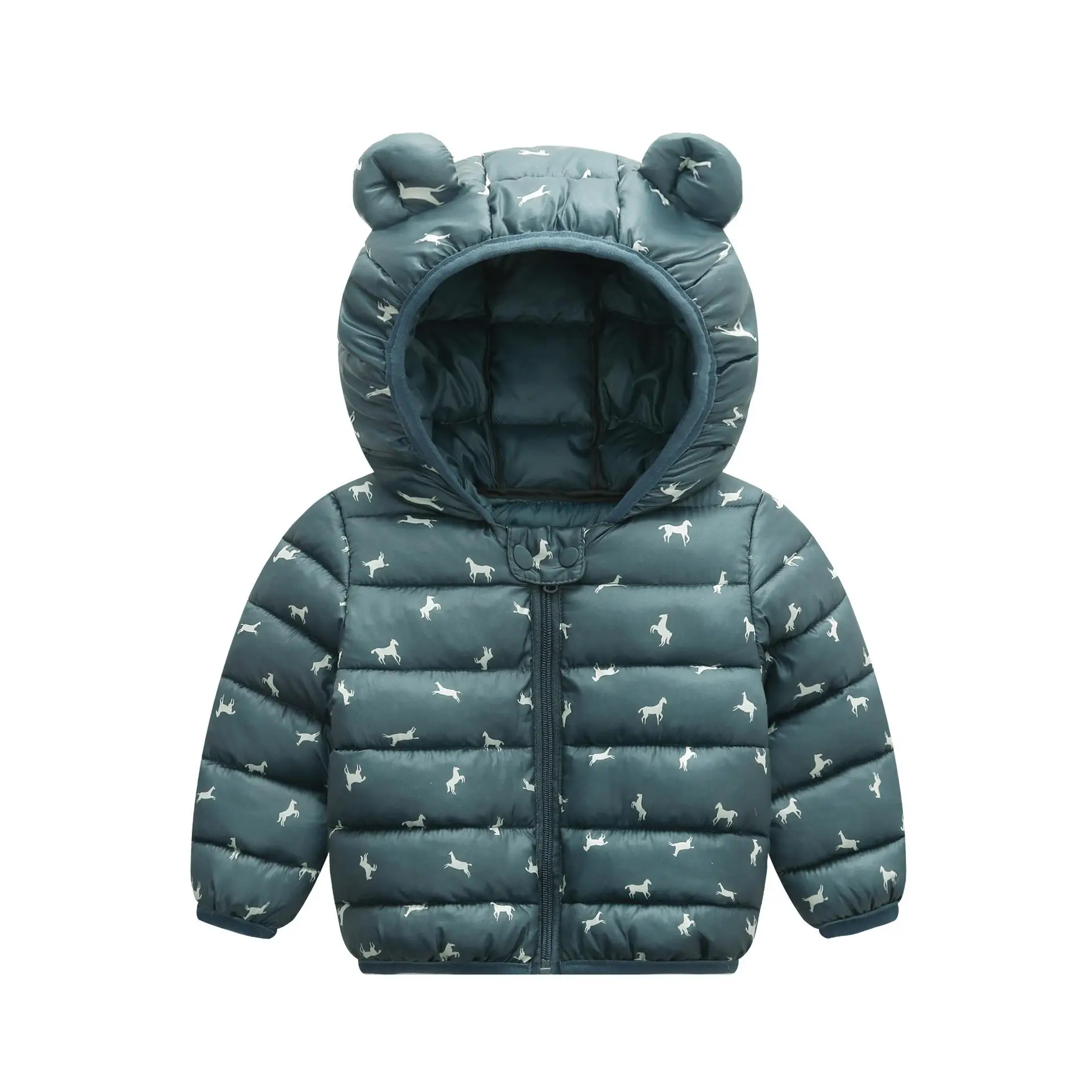 Children Girl Down Coat Winter Jacket Children Boy Down Jacket Girls Coats Clothe For Boy Winter Girls Down Clothes - Цвет: Green