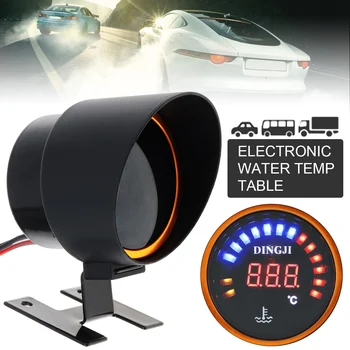 

2 Inch 52mm LED Display 12V Universal Water Temperature Gauge Meter + Durable with Sensor for Car / Truck Modification