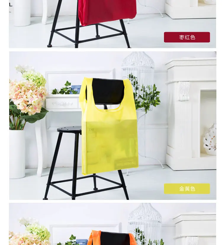 В Корейском стиле Складная Экологически чистая хозяйственная сумка креативная квадратная Складная Бытовая сумка для покупок в супермаркете