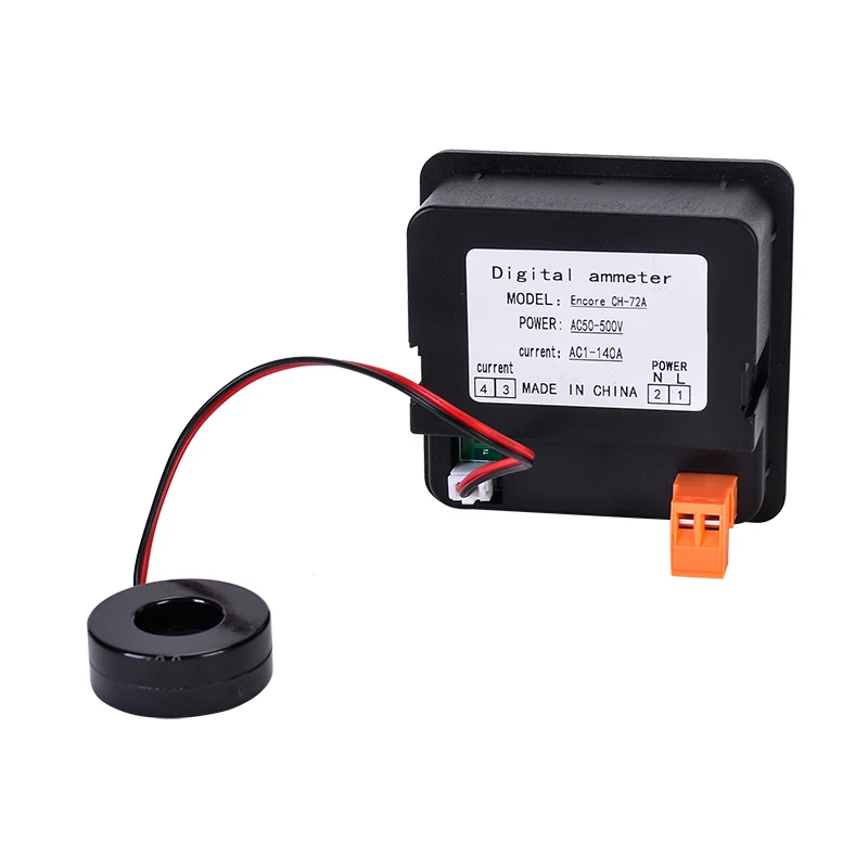 AC 60 500V 10A 50A 100A Voltmee Ampermee 0.28 "dijital Akım ölçer Volt Mee