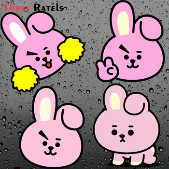 

F47 cute Cooky rabbit bunny Stickers Kids Toy Cute Sticker For DIY Luggage Laptop Skateboard Motorcycle Bike Bedroom car