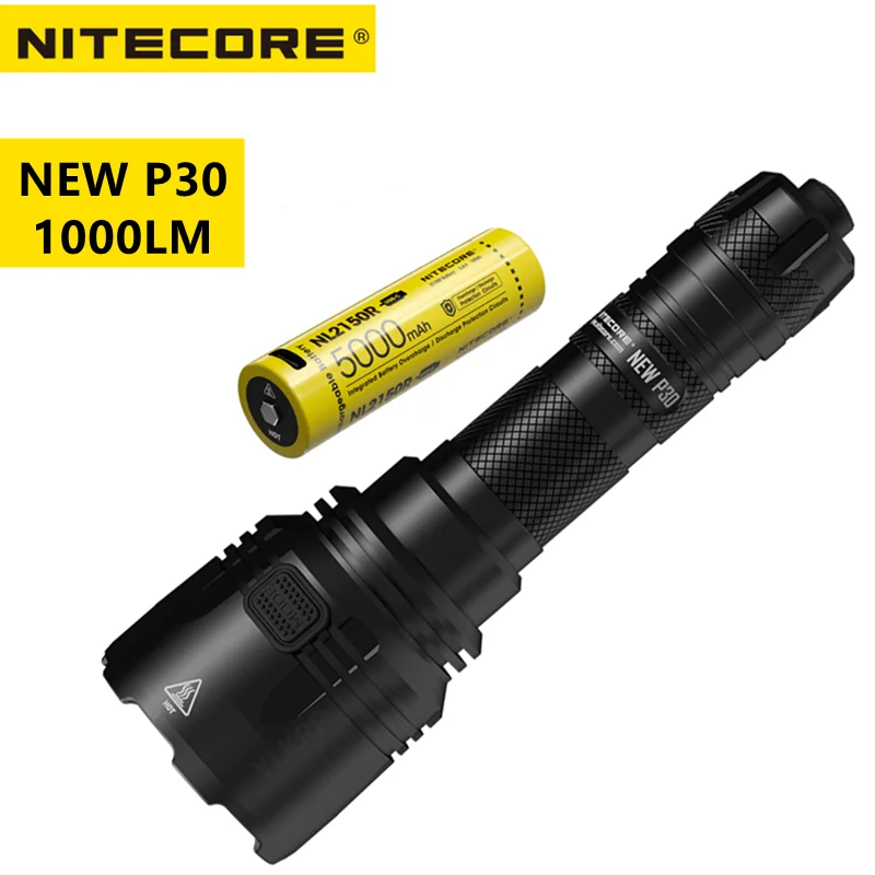 NITECORE P30 Flashlight 1000 Lumens 8Lighting Modes USB Rechargeable Spotlight Highlight With CREE XP-L HI V3 LED Torch Light | Лампы и