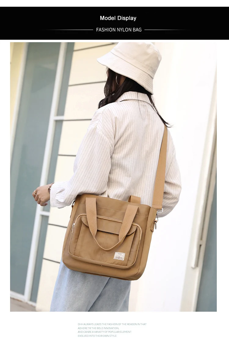 Luxury Handbags Women Bag Designer Waterproof Nylon Ladies Large Capacity Shoulder Bag Crossbody Hobo Handbag Messenger Tote Bag