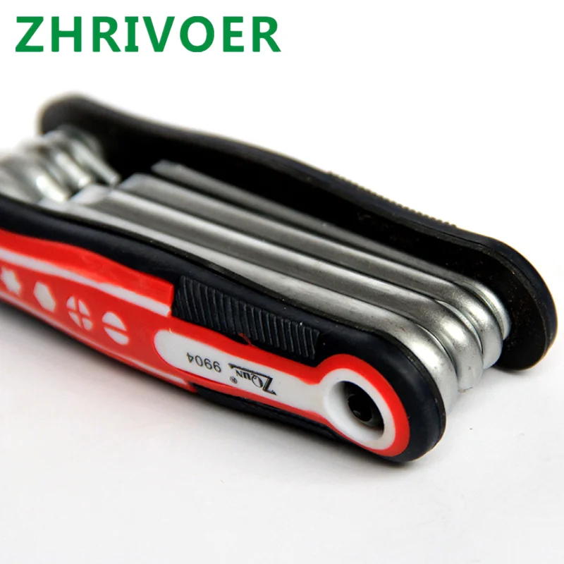 8-in-1 folding hex wrench screwdriver set universal hex box star combination outdoor maintenance tool
