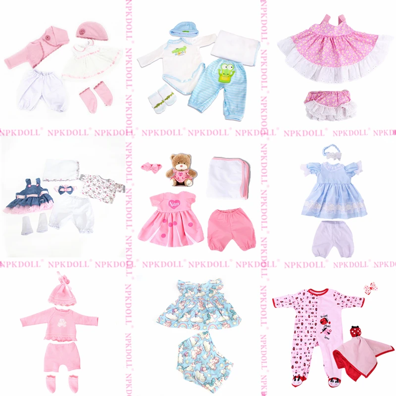 Одежда для кукол новорожденных NPKDOLL аксессуары 22-24 дюйма красивые модные костюмы