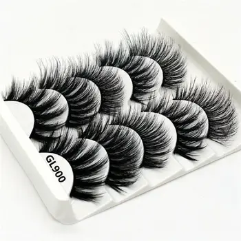 

New Natural Long Black False Eyelashes Fake Eye Lashes Makeup Extension Tools Professional Individual Eye Lashes