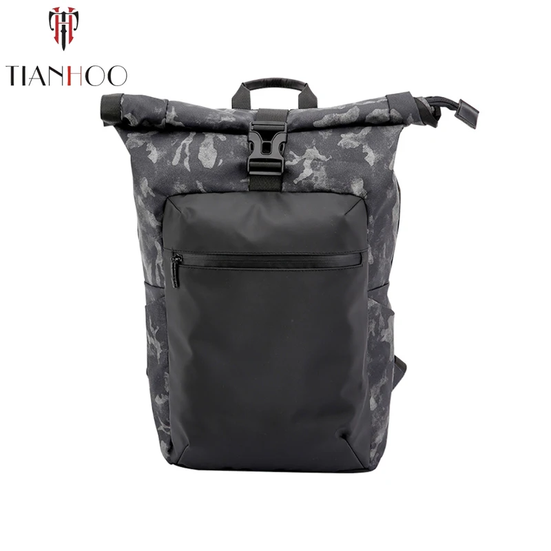 

TIANHOO High Quality Folding Backpack Men Business Computer Bag Excursion Bags