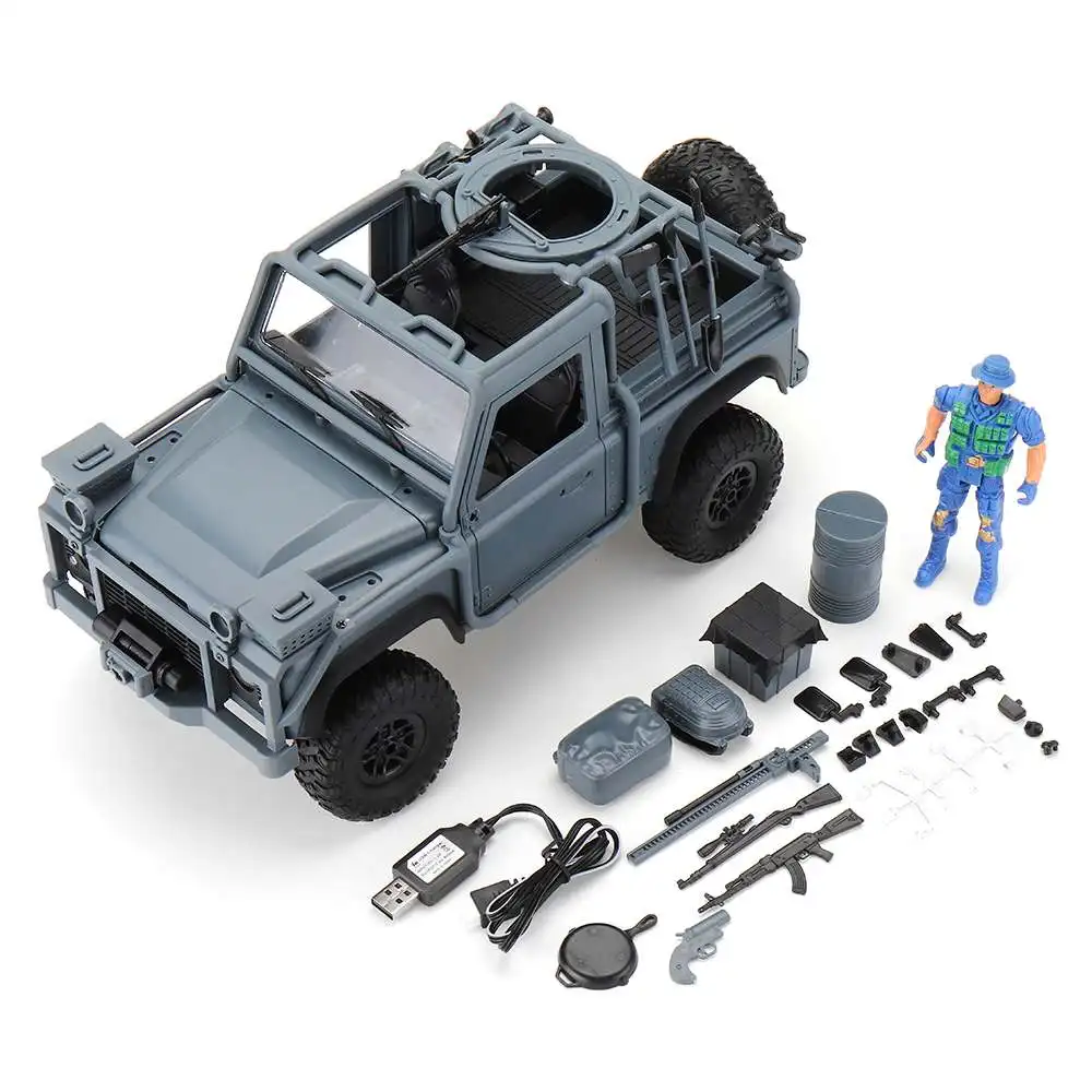 MN модель MN96 1/12 2,4 г 4WD пропорциональное управление 260 щетка Rc автомобиль с светодиодный свет скалолазание внедорожный грузовик RTR игрушки синий