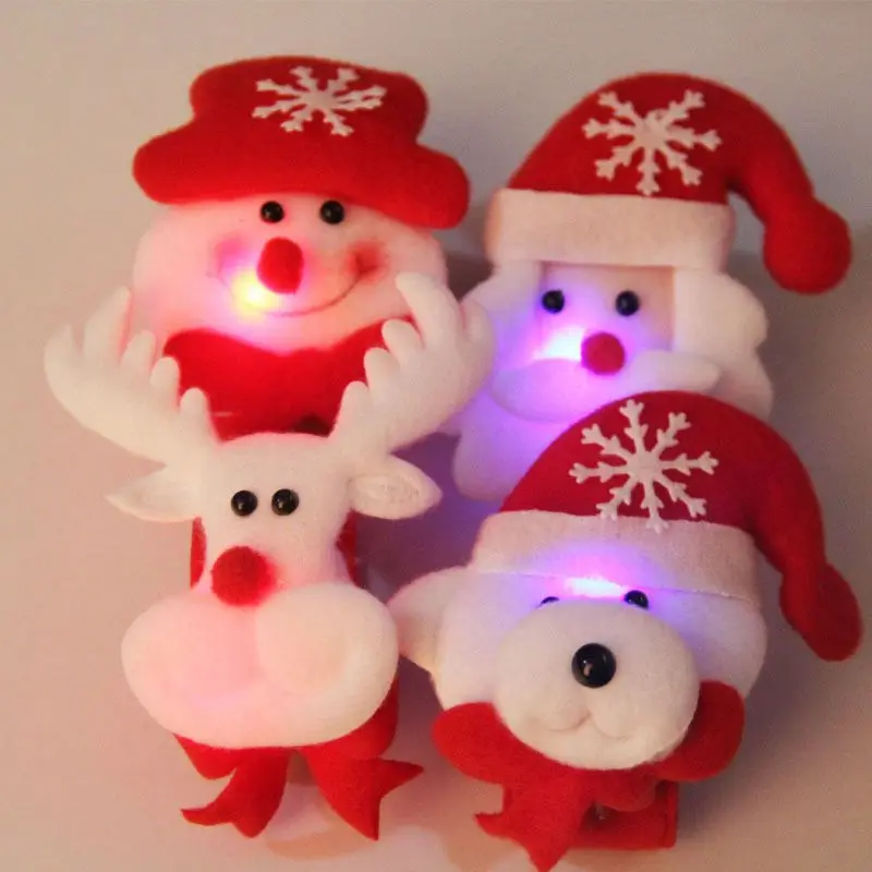 

christmas decorations for home Christmas Patting Circles Bracelet Decorations Bangle Pats Circles Hand Ring Party Supplies