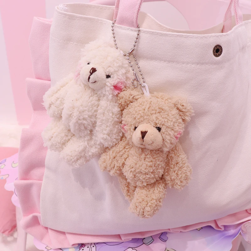 

Cartoon Animal Brown Bear Stuffed Plush Toys Bags pendant Keychains