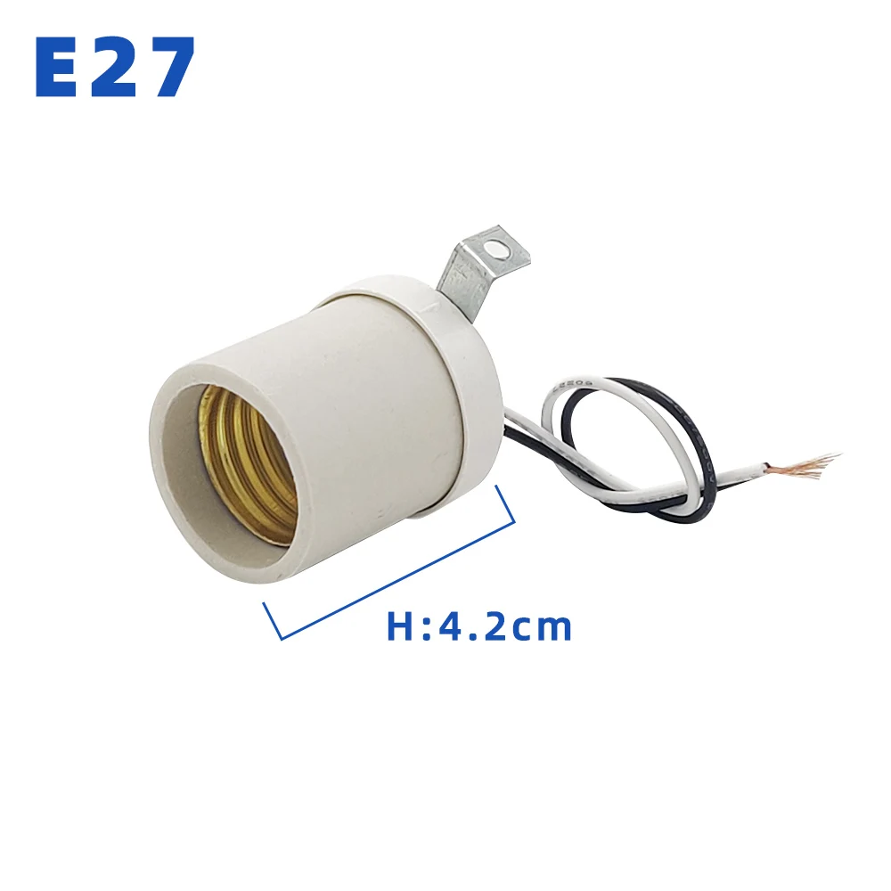 Câble De Douille De Lampe En Céramique, Support De Lampe, Capuchon