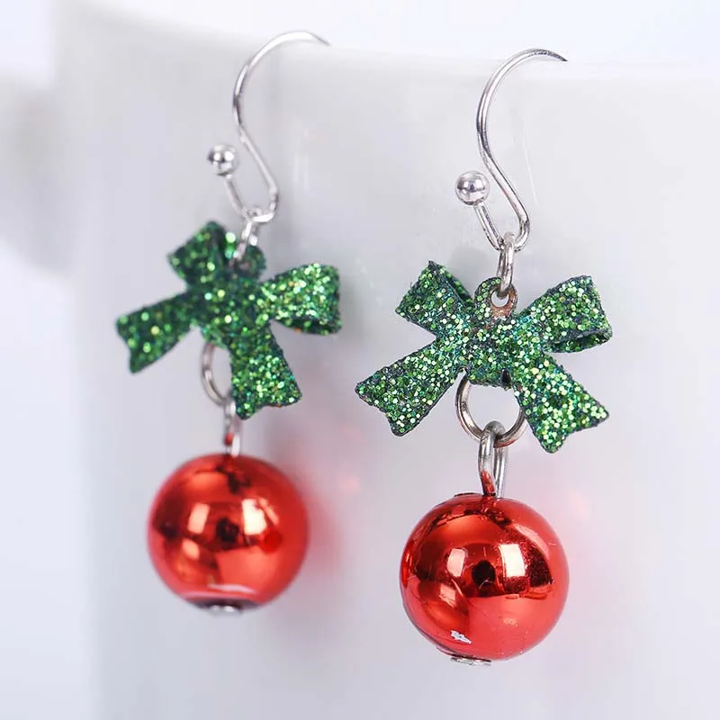 New Christmas Earrings Crystal Snowman Jewelry Christmas Tree Stud Earring For Women Creative Party Accessories Girl Gifts