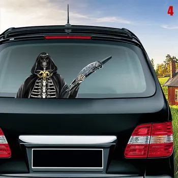 

3D Waving Wiper Halloween Theme Scary Sticker for Car Rear Windscreen Wiper Vehicle Decor B99