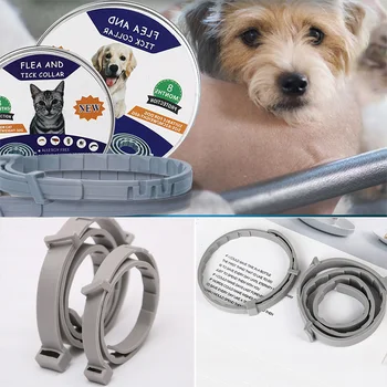 

Pet Dog Collar Anti Flea Ticks Insect Mosquitoes Collar Pet Dog Cat Tag Collar Outdoor Protective Adjustable PET Collar For Pet
