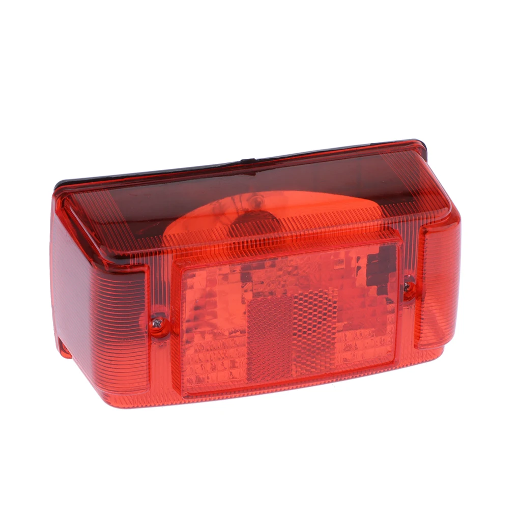 Motorcycle Dirt Bike Light LED Rear Fender Brake Warning/Turn Signal/Brake/Stop Tail Light for 50 -125cc ATV Quad 4 Wheeler Sunl