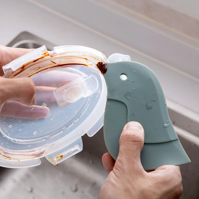 Скребок кухонный мягкий в форме пингвина|Чистящие щетки| |