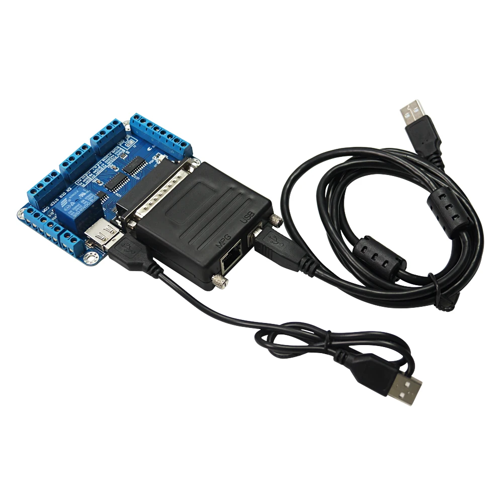 Cnc Mach3 Usb To Parallel Lpt Port Converter Adapter 6 Axis Controller